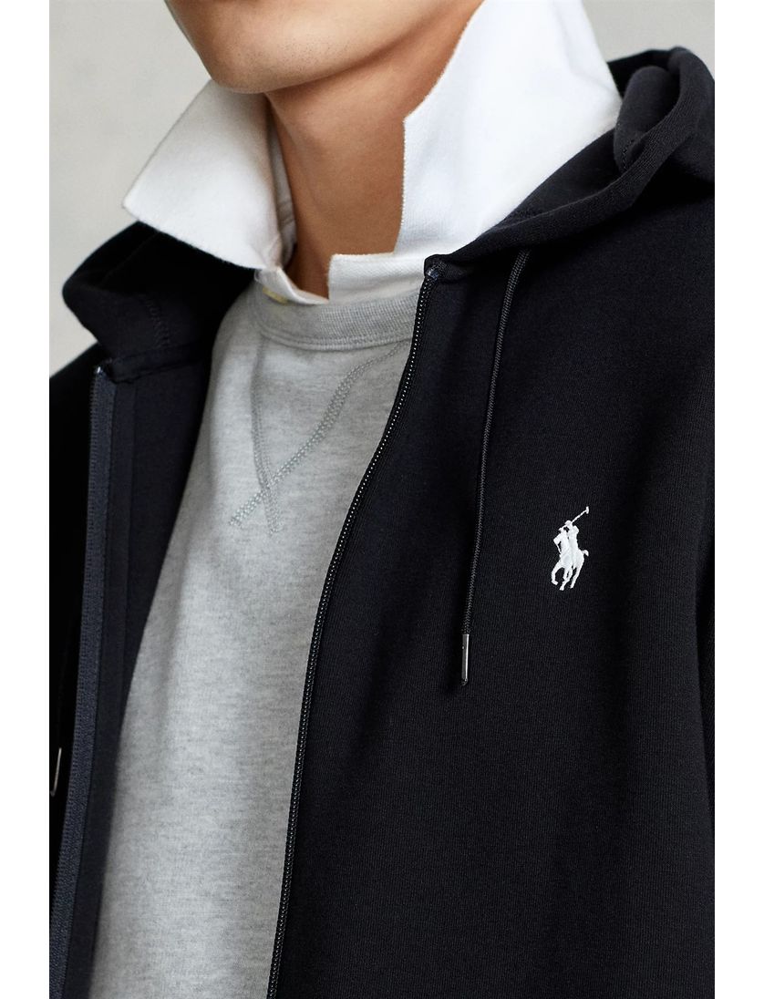 Polo Ralph Lauren vest zwart effen katoen