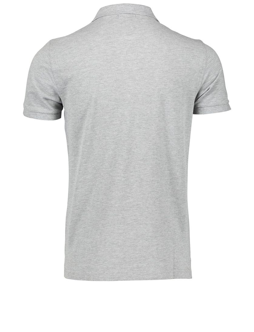 Gant poloshirt Regular Fit grijs melange