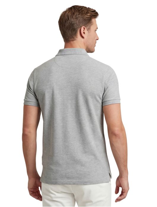 Polo Gant Regular Fit grijs melange