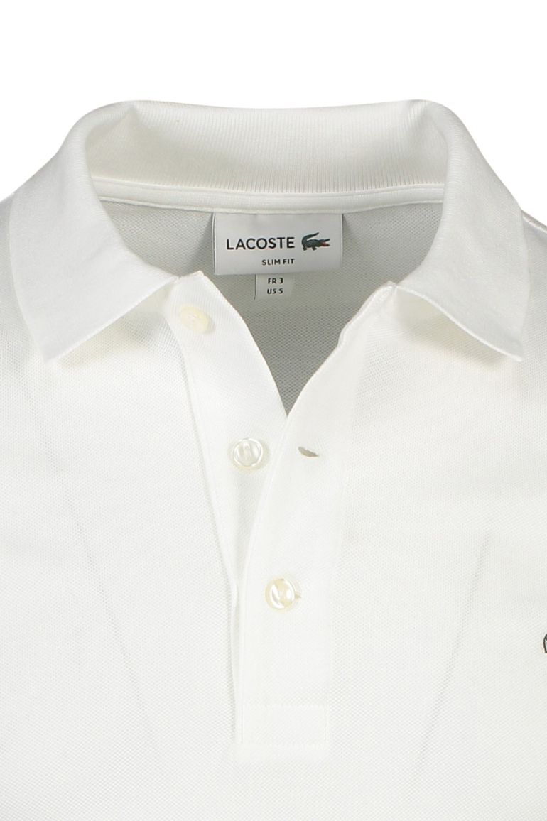Witte polo Lacoste Slim Fit