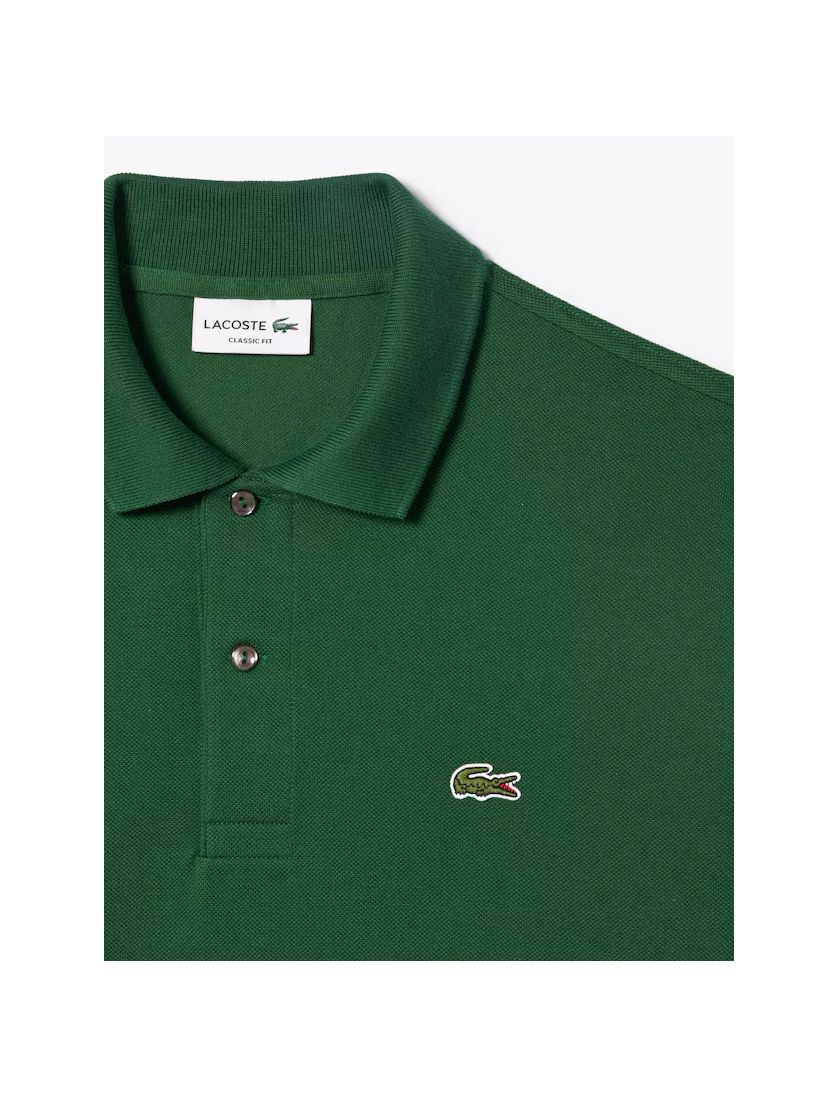 Lacoste polo Classic Fit piqué groen