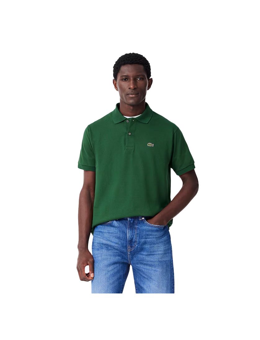 Lacoste polo Classic Fit piqué groen