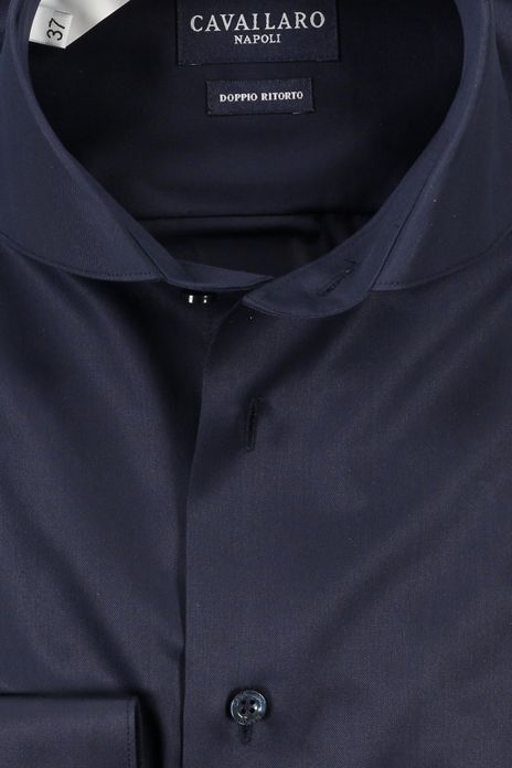 Cavallaro overhemd nachtblauw mouwlengte 7