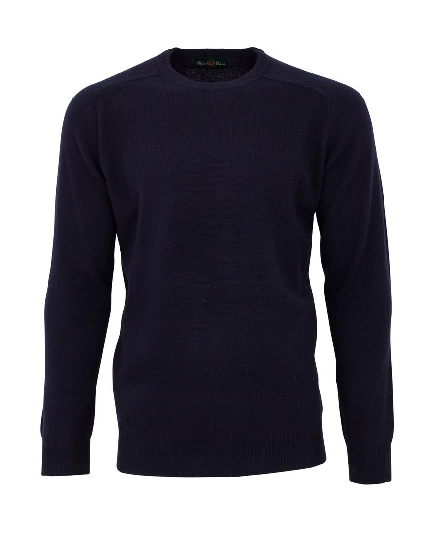 Alan Paine pullover navy Dorset classic fit ronde hals