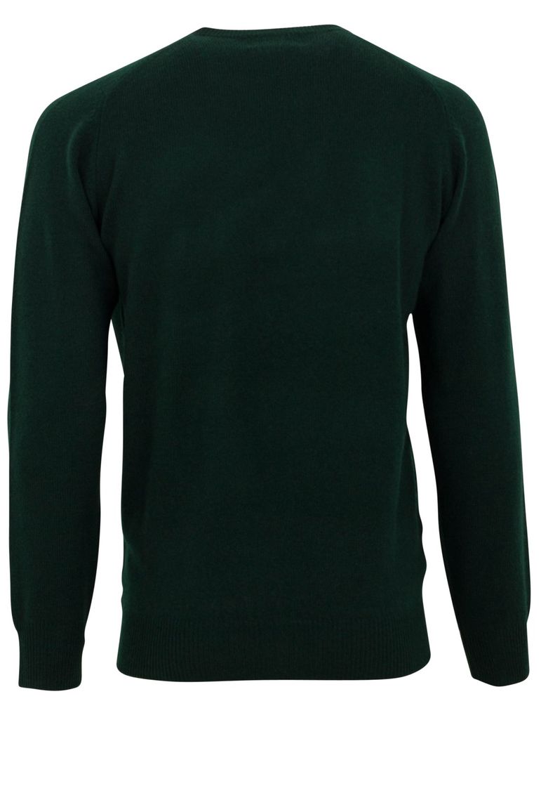 Alain Paine trui ronde hals donkergroen