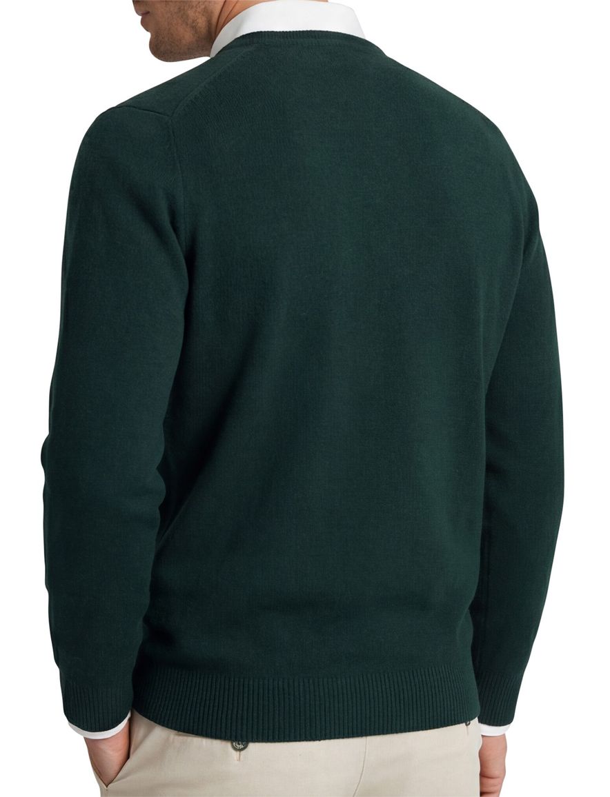 Alain Paine trui ronde hals donkergroen