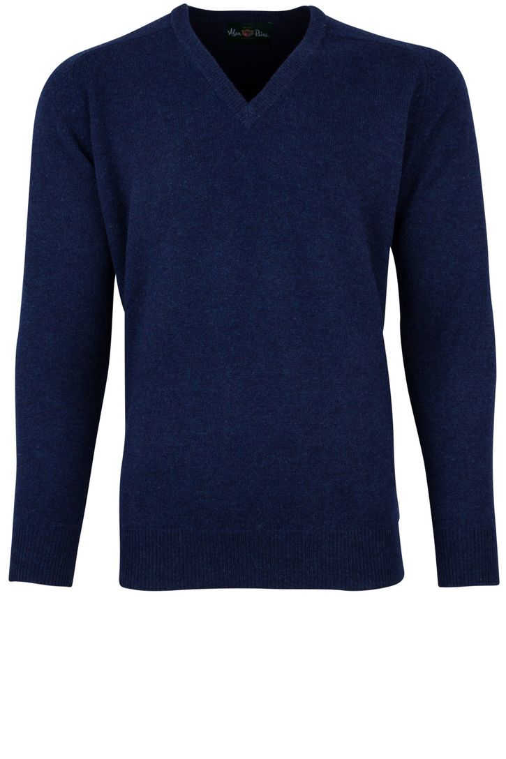 Alan Paine trui v-hals Indigo