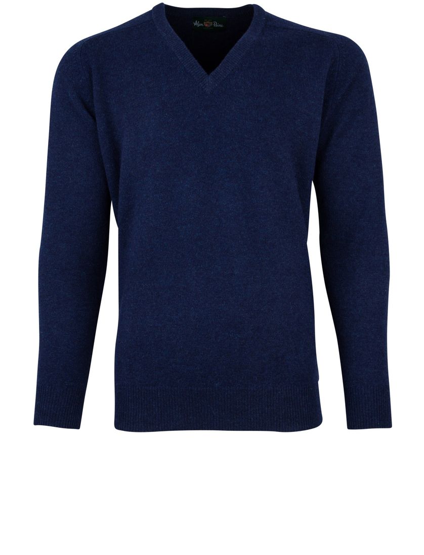 Alan Paine trui v-hals Indigo