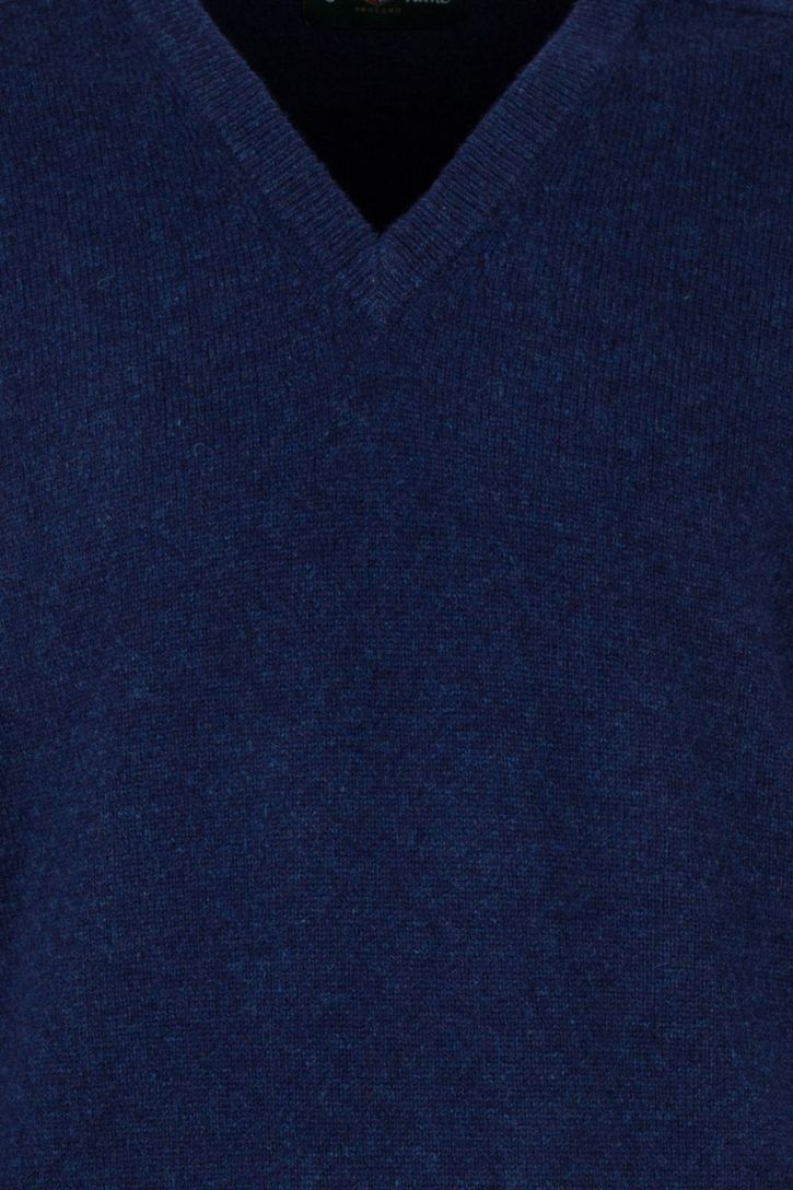 Alan Paine trui v-hals Indigo