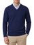 Alan Paine pullover blauw lamswol