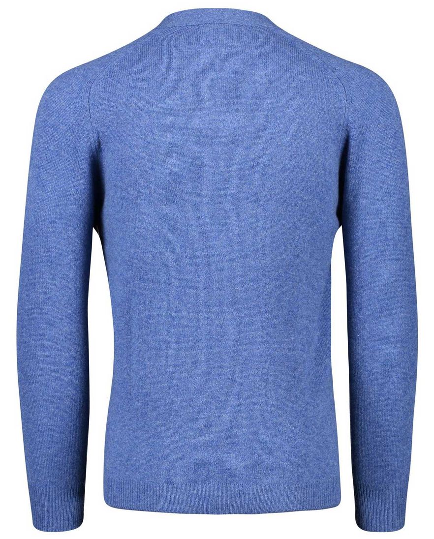 Alan Paine vest lamswol blauw knopen