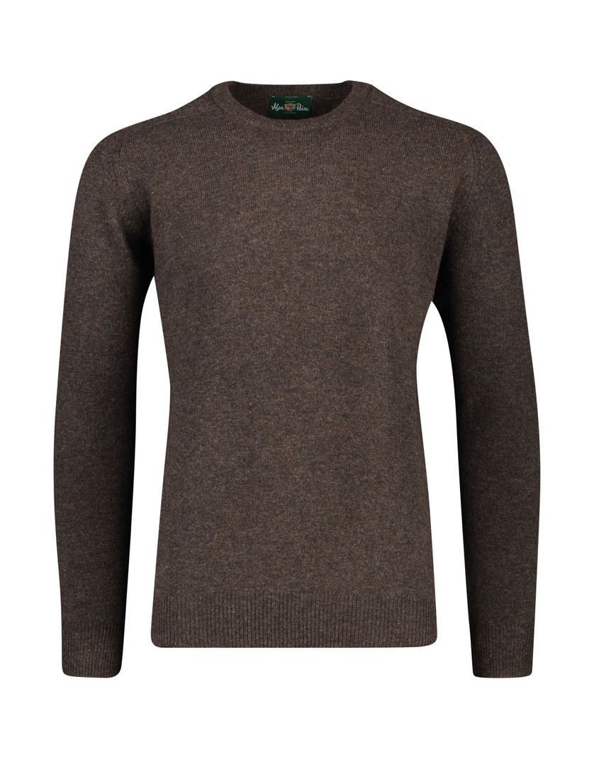 Alan Paine trui ronde hals cocoa