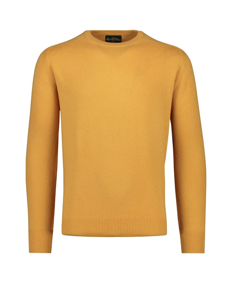 Alan Paine trui ronde hals geel