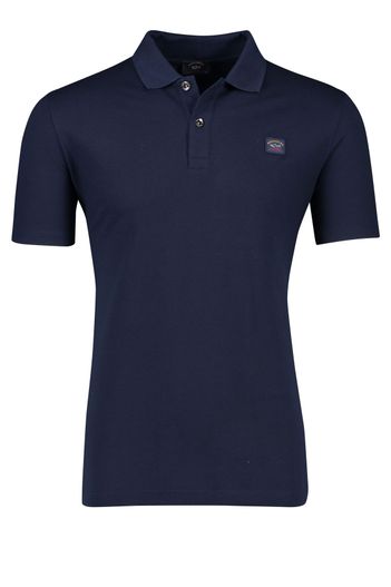 Paul & Shark Paul & Shark polo katoen donkerblauw