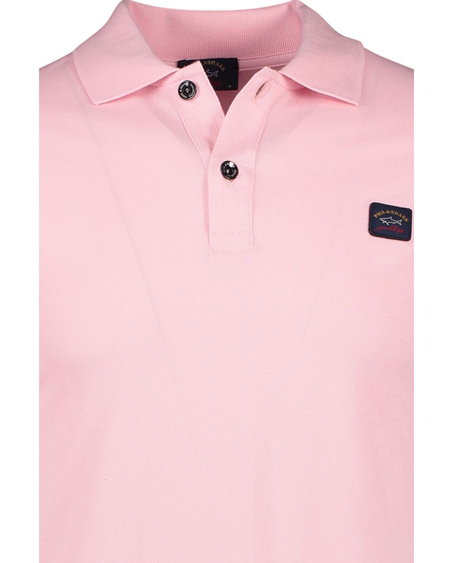 Paul & Shark polo katoen roze