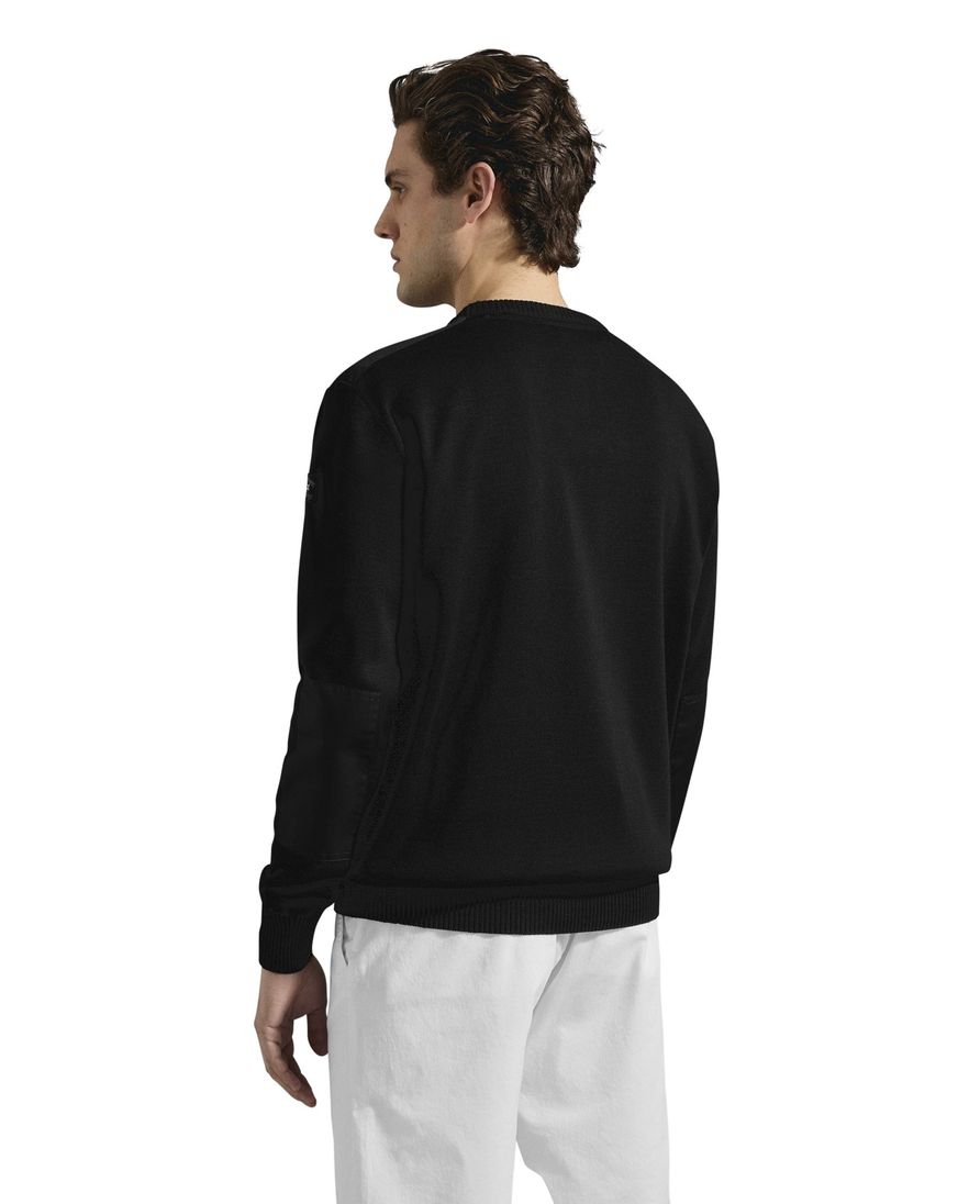 Paul & Shark trui zwart effen