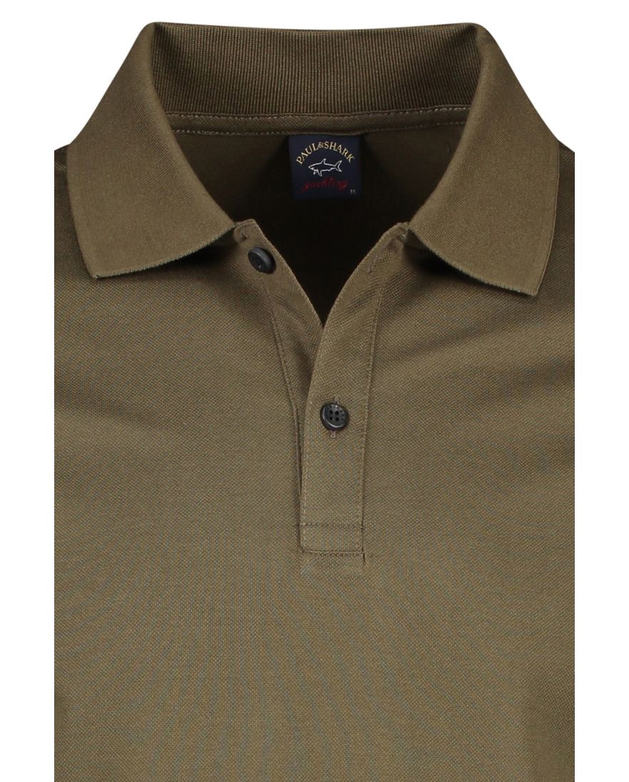 Polo olijfgroen Paul & Shark