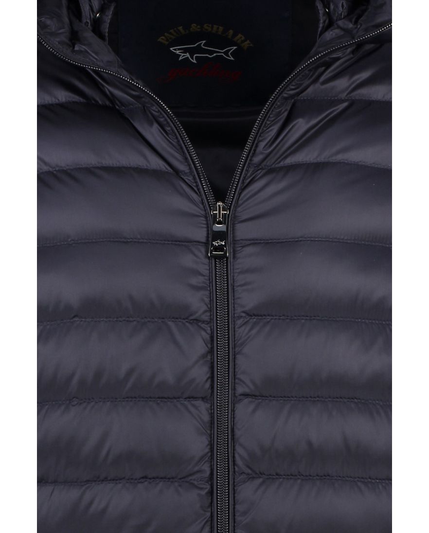 Paul & Shark donsjack navy afneembare capuchon