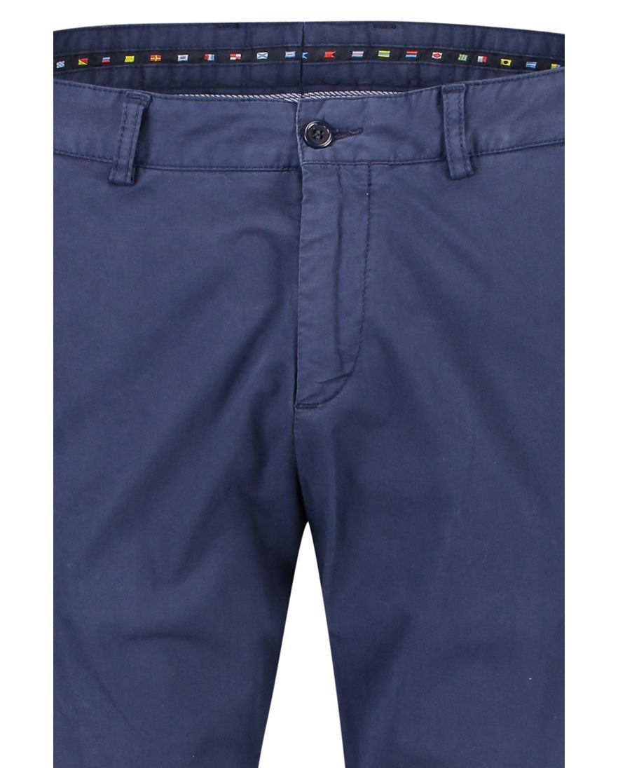 Chino Paul & Shark donkerblauw effen