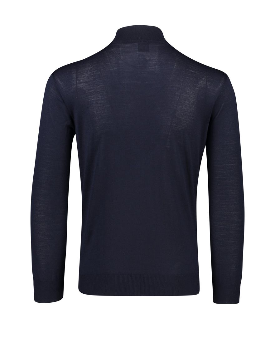 Navy trui rits in kraag Paul & Shark