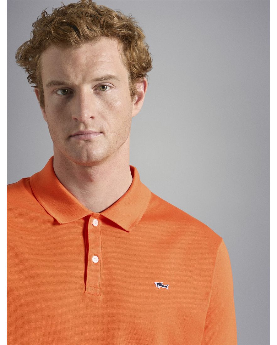 Paul & Shark poloshirt oranje