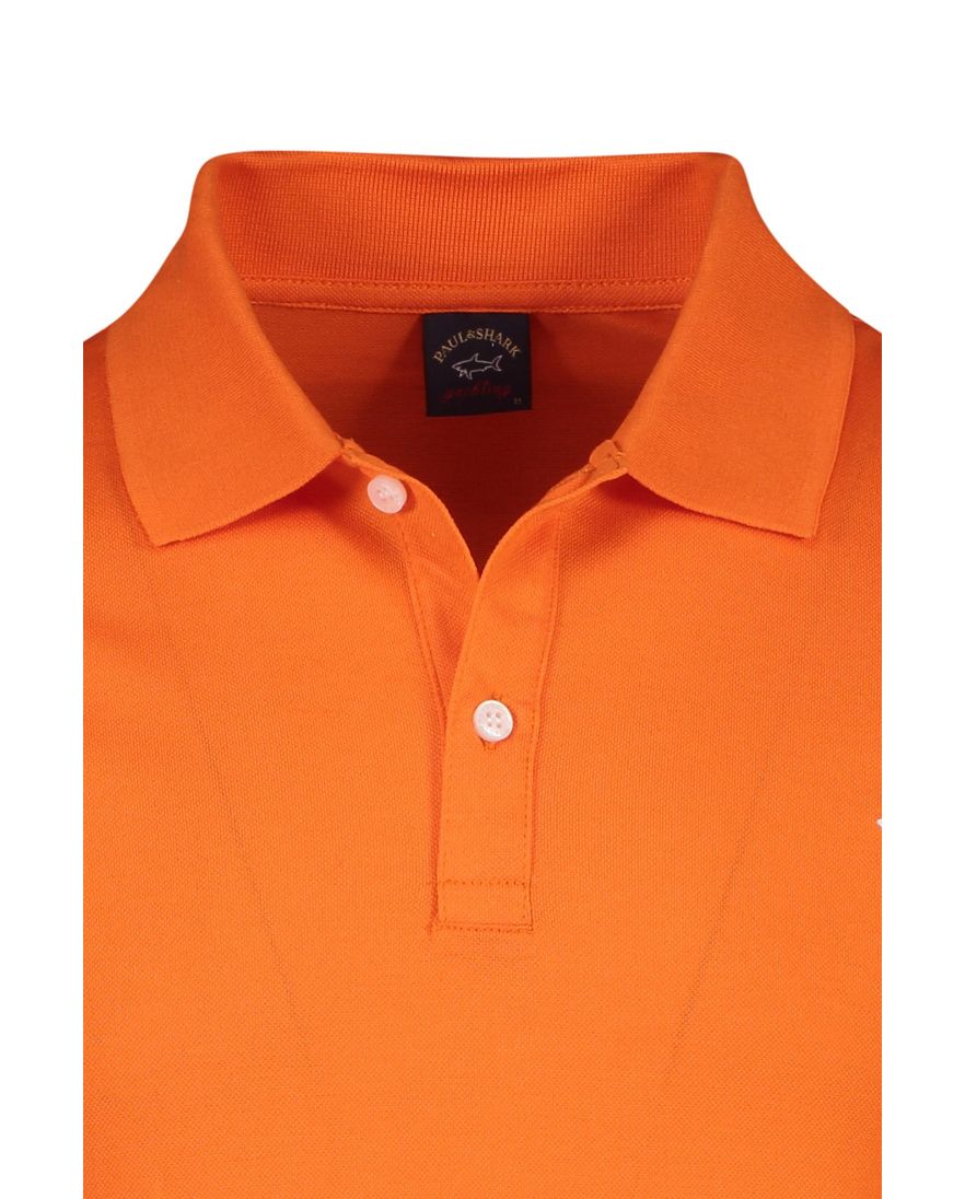 Paul & Shark poloshirt oranje