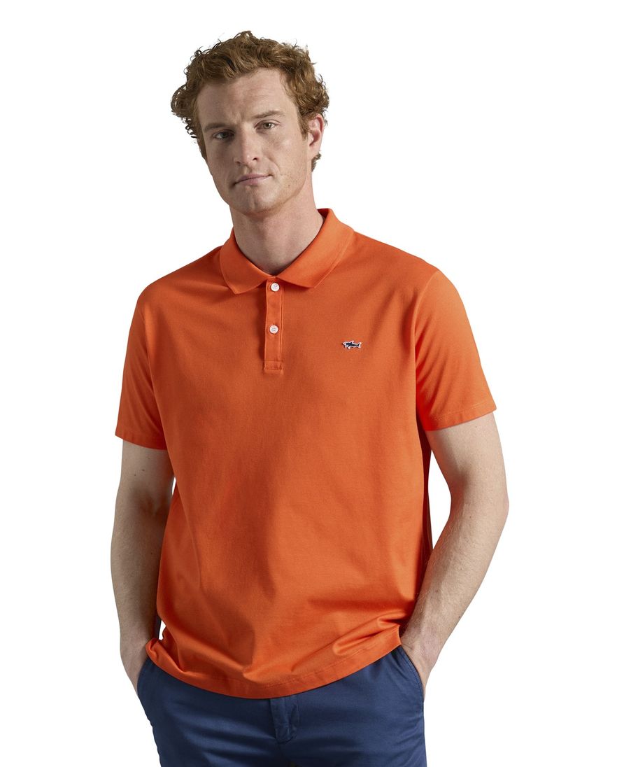 Paul & Shark poloshirt oranje
