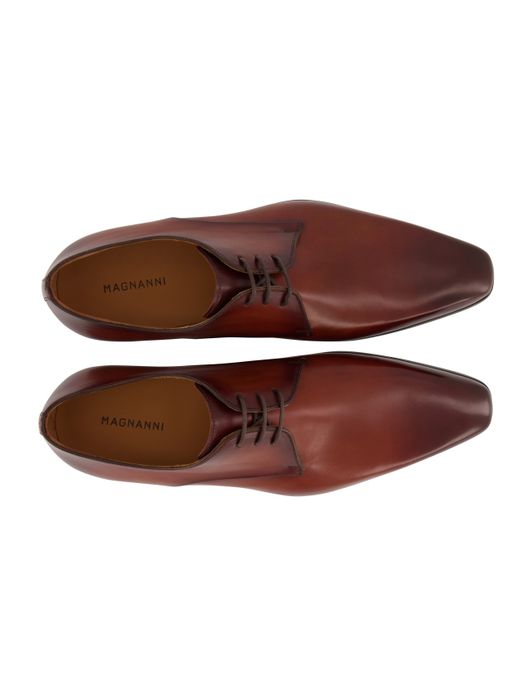 nette schoenen Magnanni effen leer bruin