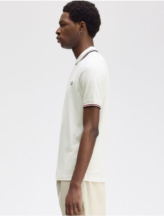 Fred Perry twin tipped polo wit