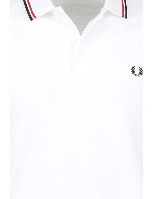 Fred Perry twin tipped polo wit