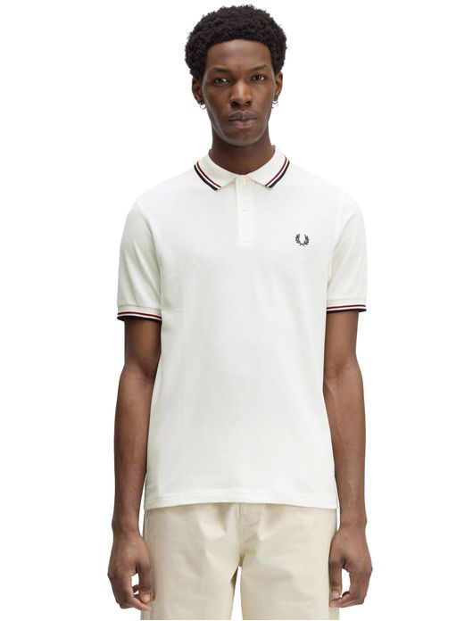 Fred Perry twin tipped polo wit