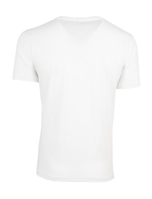 t-shirt Tommy Hilfiger effen katoen wit