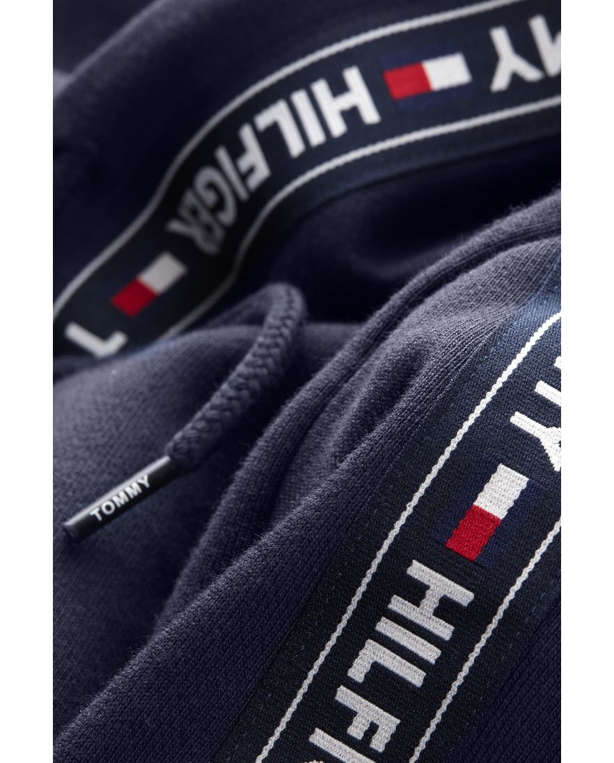 Vest Tommy Hilfiger met capuchon donkerblauw