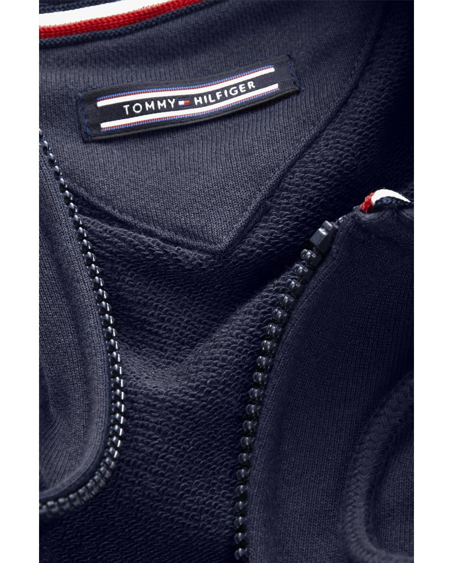 Vest Tommy Hilfiger met capuchon donkerblauw