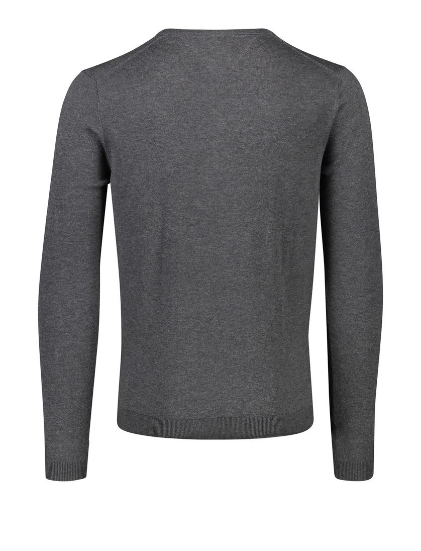 Tommy Hilfiger pullover v-hals donkergrijs