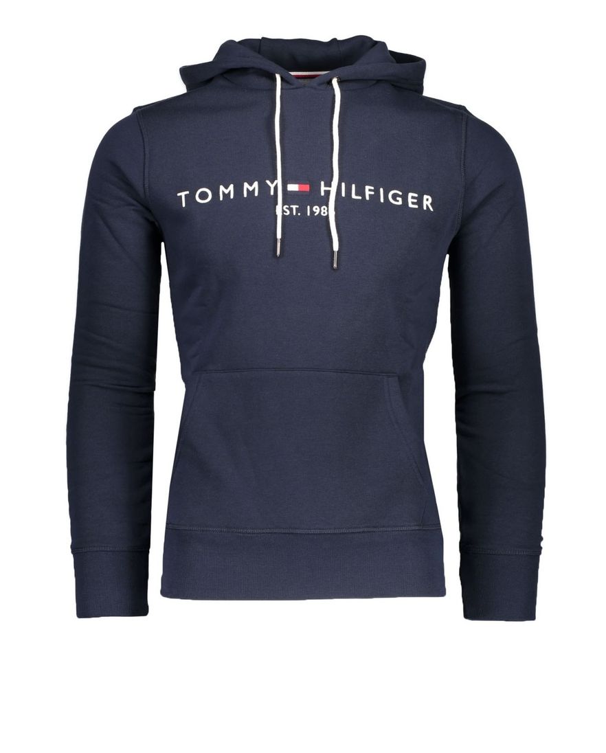 Sweater Tommy Hilfiger navy met opdruk