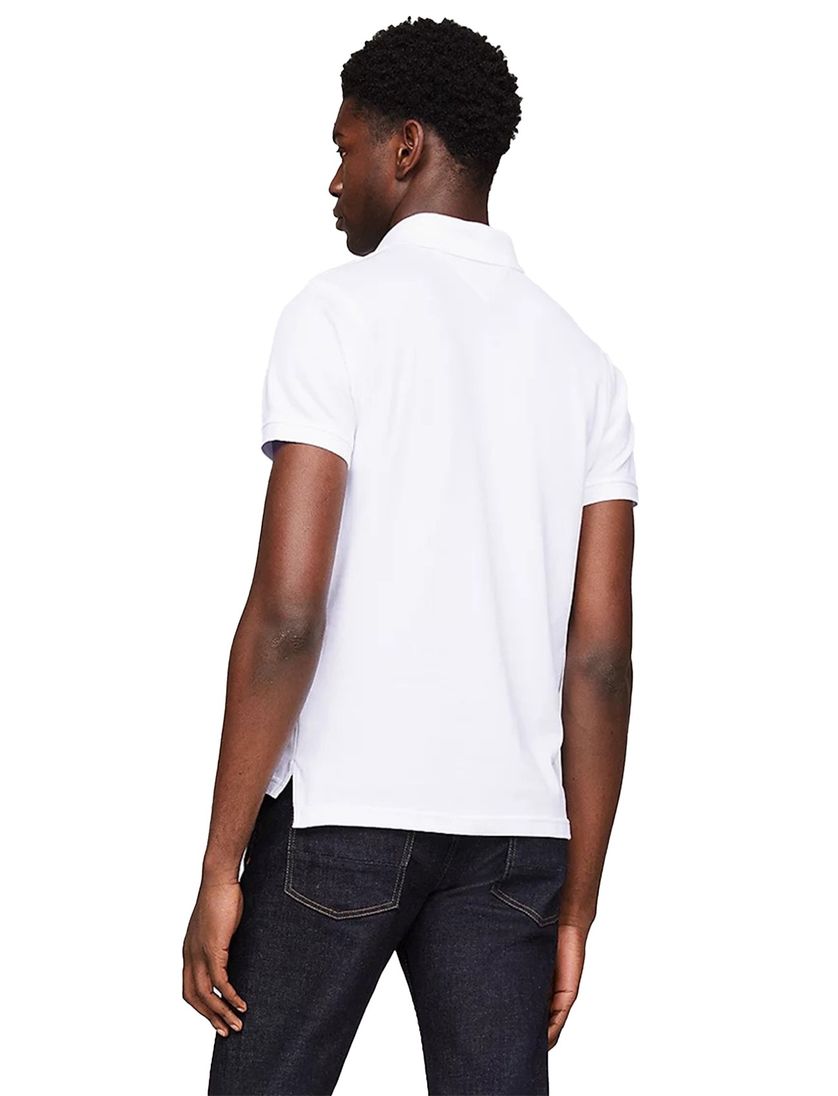 Wit poloshirt heren Tommy Hilfiger Slim Fit
