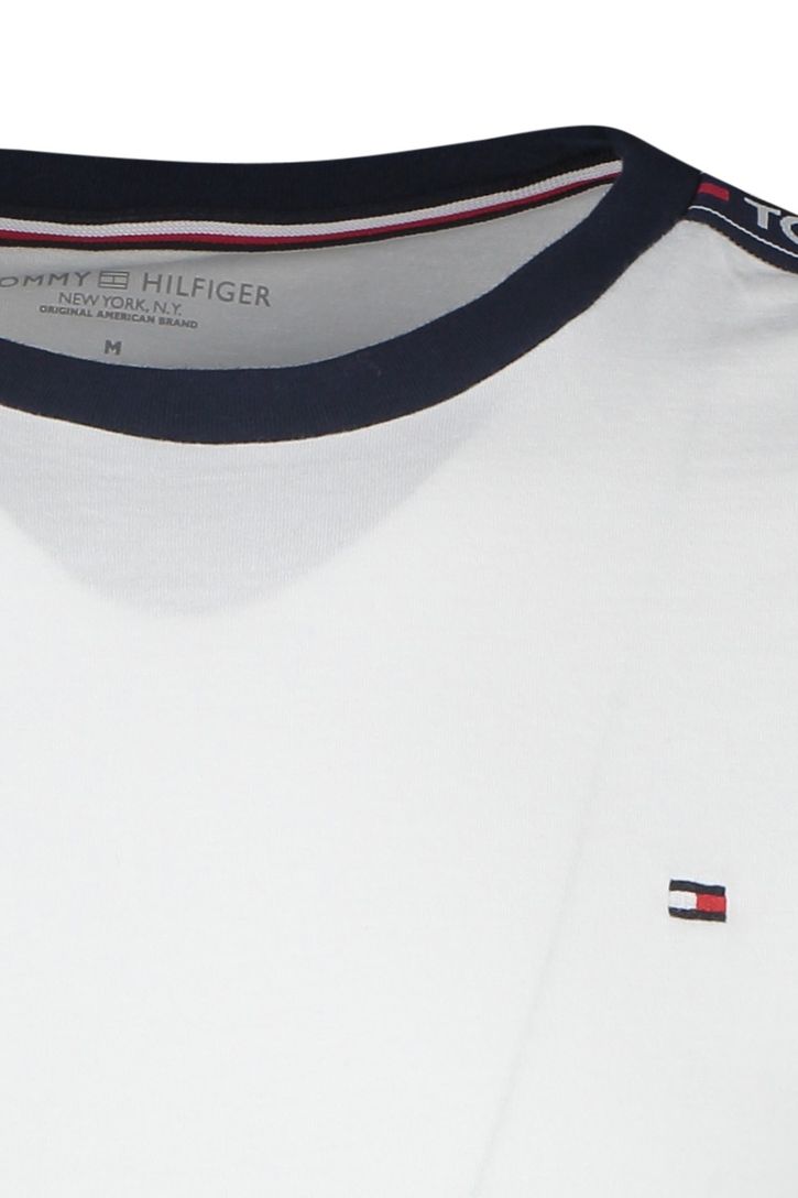 Tommy Hilfiger t-shirt katoen wit effen