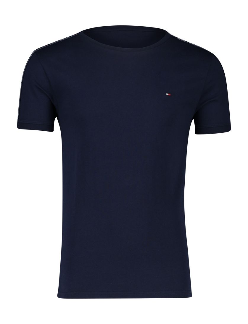 Tommy Hilfiger t-shirt katoen donkerblauw effen