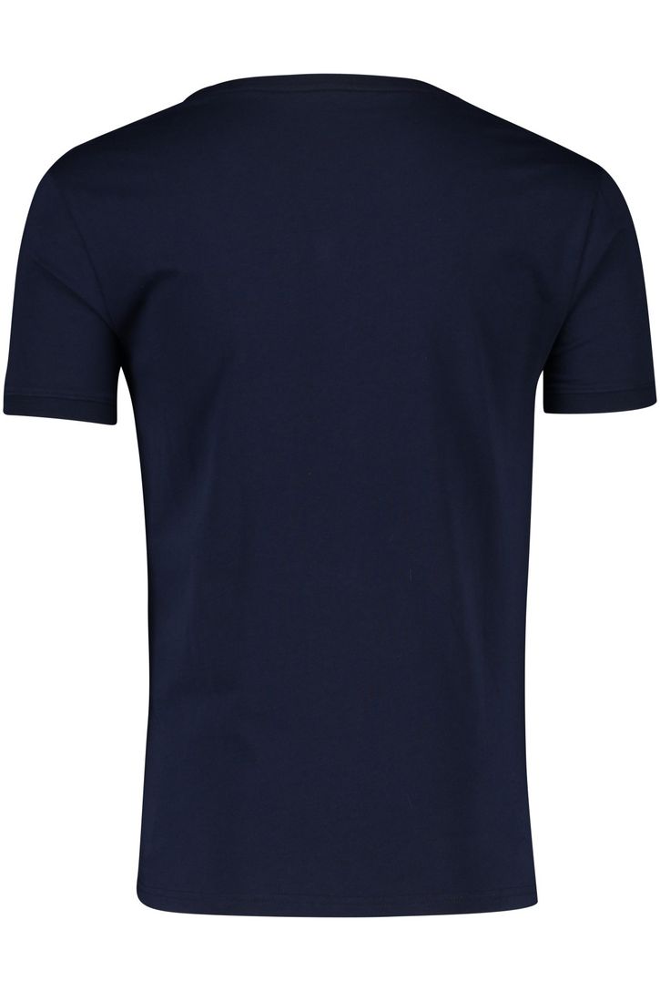 Tommy Hilfiger t-shirt katoen donkerblauw effen