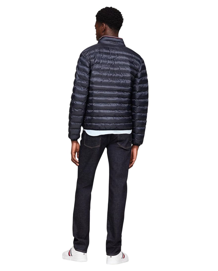 Tommy Hilfiger tussenjas donkerblauw effen