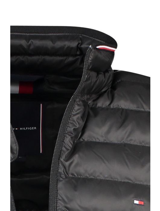 Big & Tall tussenjas Tommy Hilfiger zwart normale fit effen rits