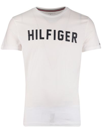 Tommy Hilfiger Tommy Hilfiger t-shirt katoen wit print normale fit