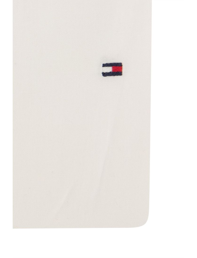 Tommy Hilfiger Big & tall overhemd wit effen katoen normale fit
