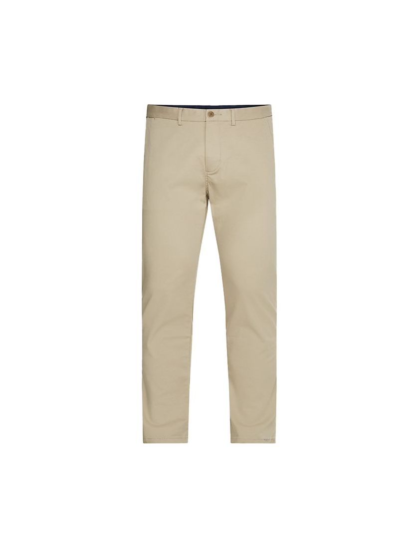 Tommy Hilfiger chino katoen beige wijde fit