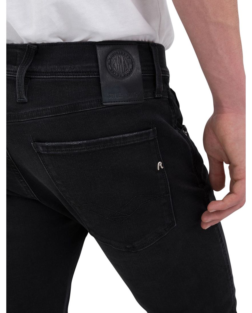 Zwarte jeans Replay Anbass Slim Fit