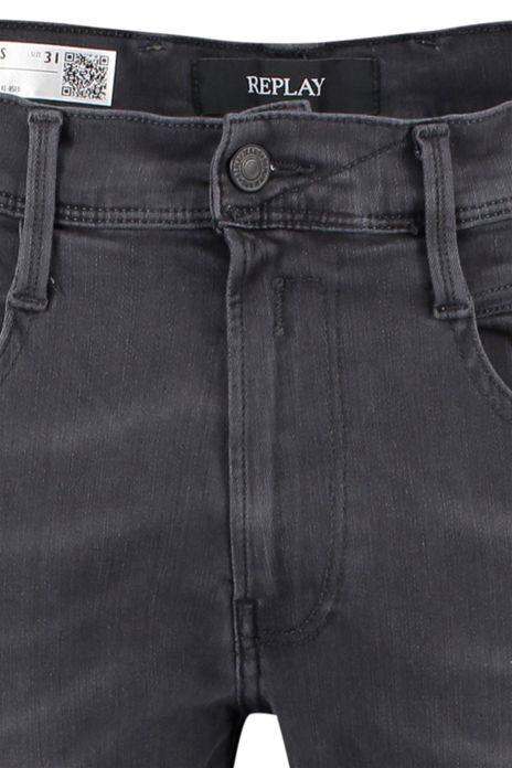 Grijze Slim Fit jeans Replay Hyperflex Anbass