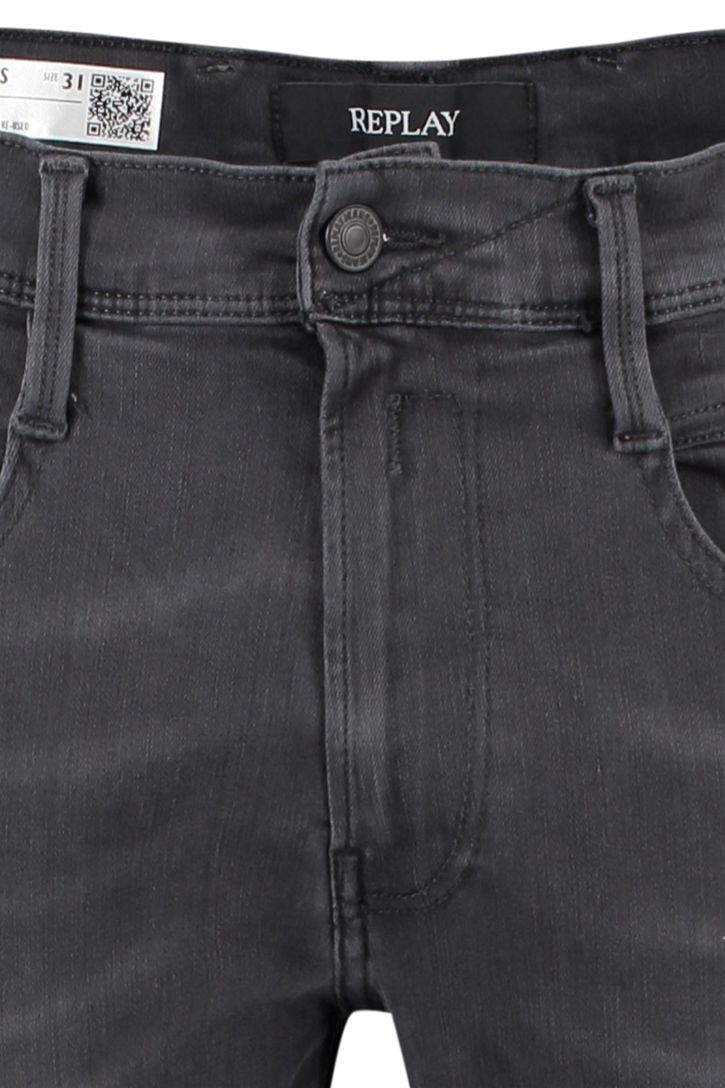 Replay jeans Anbass Hyperflex Slim Fit grijs