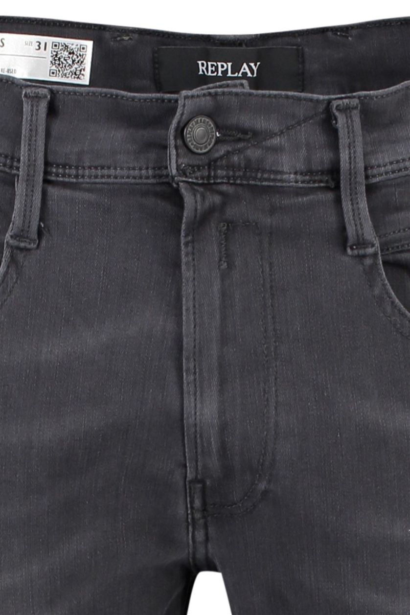 Replay jeans Anbass Hyperflex Slim Fit grijs