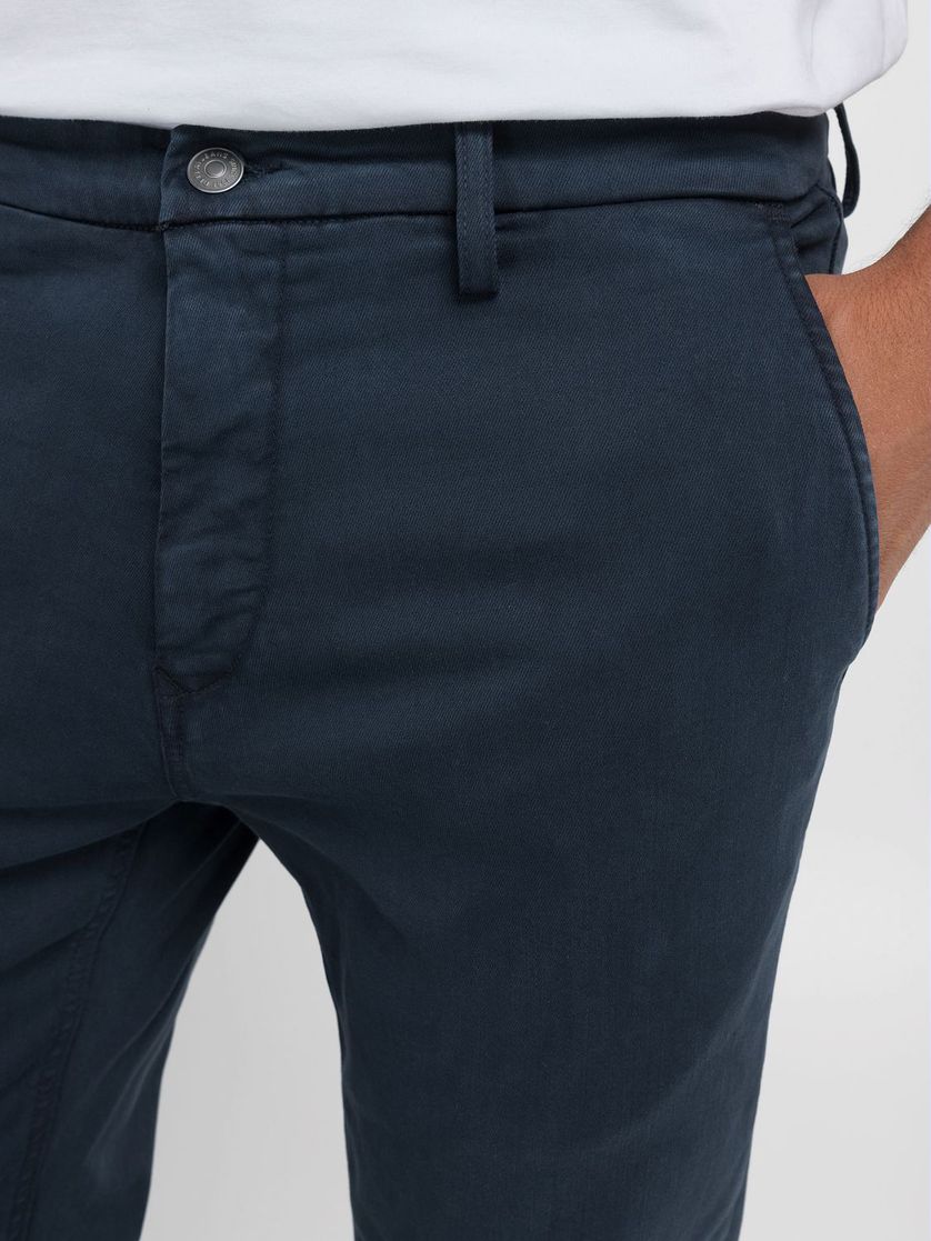 Replay chino Zeumar Slim Fit blauw
